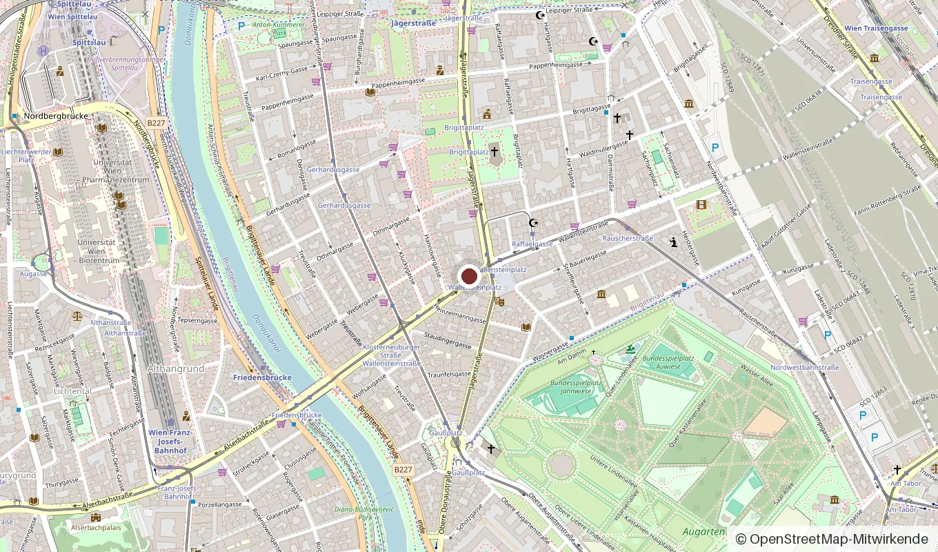 Karte: Wallensteinstraße 29, 1200 Wien